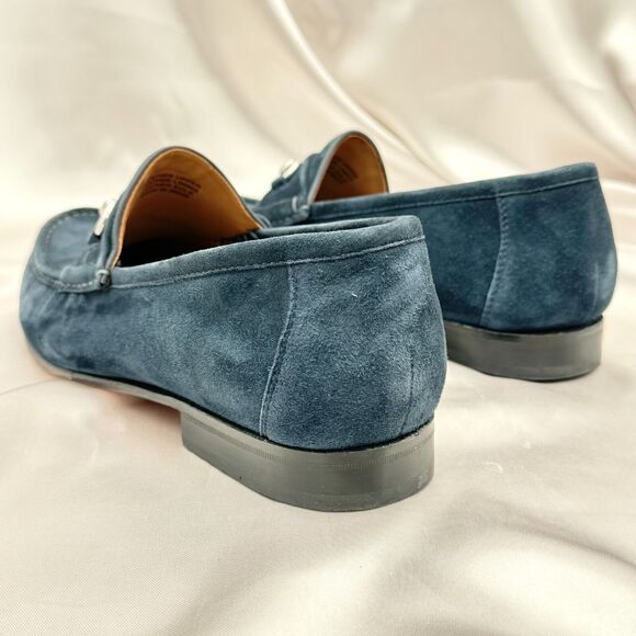 Peter Huber Ascot Classic Blue Suede Horsebit Men\'s Size 9.5 Loafers main image 10
